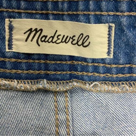Madewell Stretch Denim A-Line Mini Skirt in Miller Wash - Picture 9 of 10
